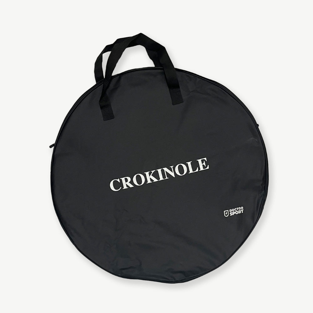 Crokinole - Original 69x69cm - mit Tasche - Kanadisches Strategiespiel - Komplett