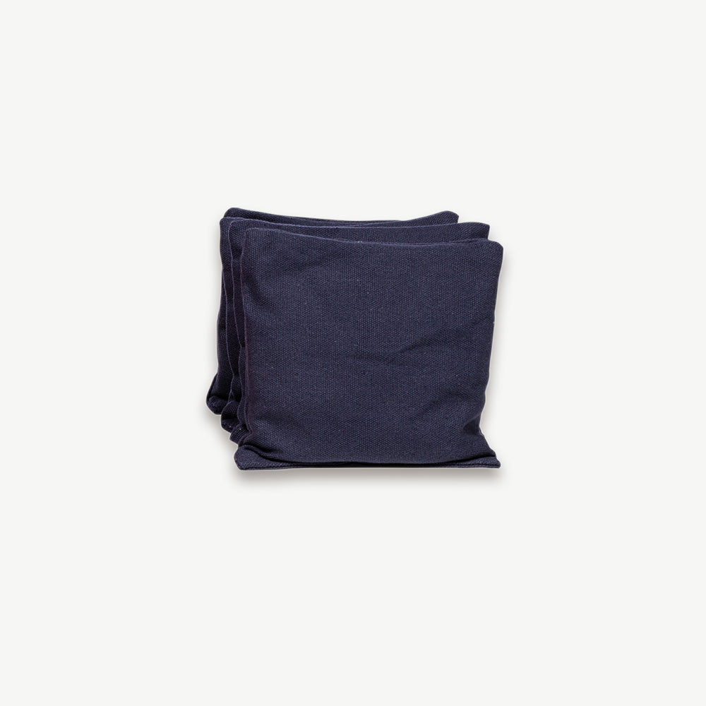 Dr Sport - Set von 4 x blaue Cornhole Bean Bags - 15x15 cm - 400g - Offiziell
