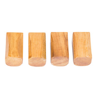 Carrom Brett Holzbeine - 4 Stück - 5 x 3 cm - um Ihr Brett zu erhöhen - Stabilisierungsbeine