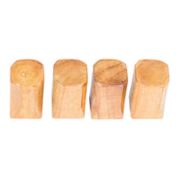 Carrom Brett Holzbeine - 4 Stück - 5 x 3 cm - um Ihr Brett zu erhöhen - Stabilisierungsbeine