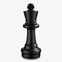 XXXL Großschach-Set - Gartenschach bis 64 cm - 2-teilig - UV-geschützt - Schachspiel XXL