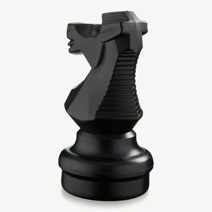 XXXL Großschach-Set - Gartenschach bis 124 cm -4-teilig - UV-geschützt - Schachspiel Outdoor