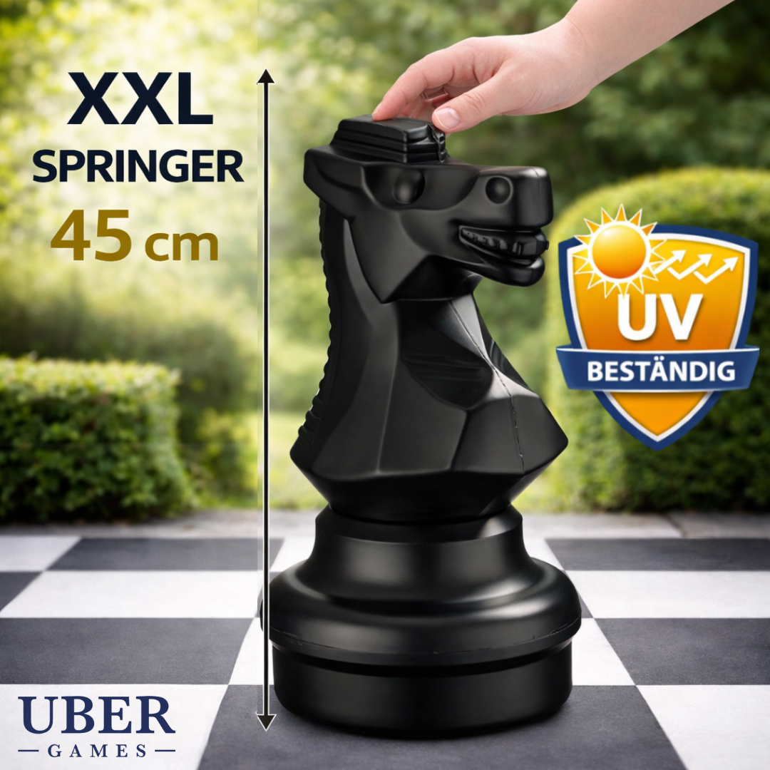 Einzelne Schachfiguren XXL Schachset - Bis zu 64 cm - 2 Teilig