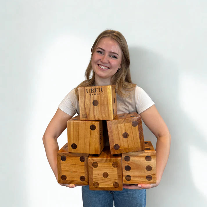 Ludo - Mensch Nicht XXL - 6 Spielern - Spielfeld von 100x100 cm bis 500x500 cm - Mit Würfeln und Spielfiguren!