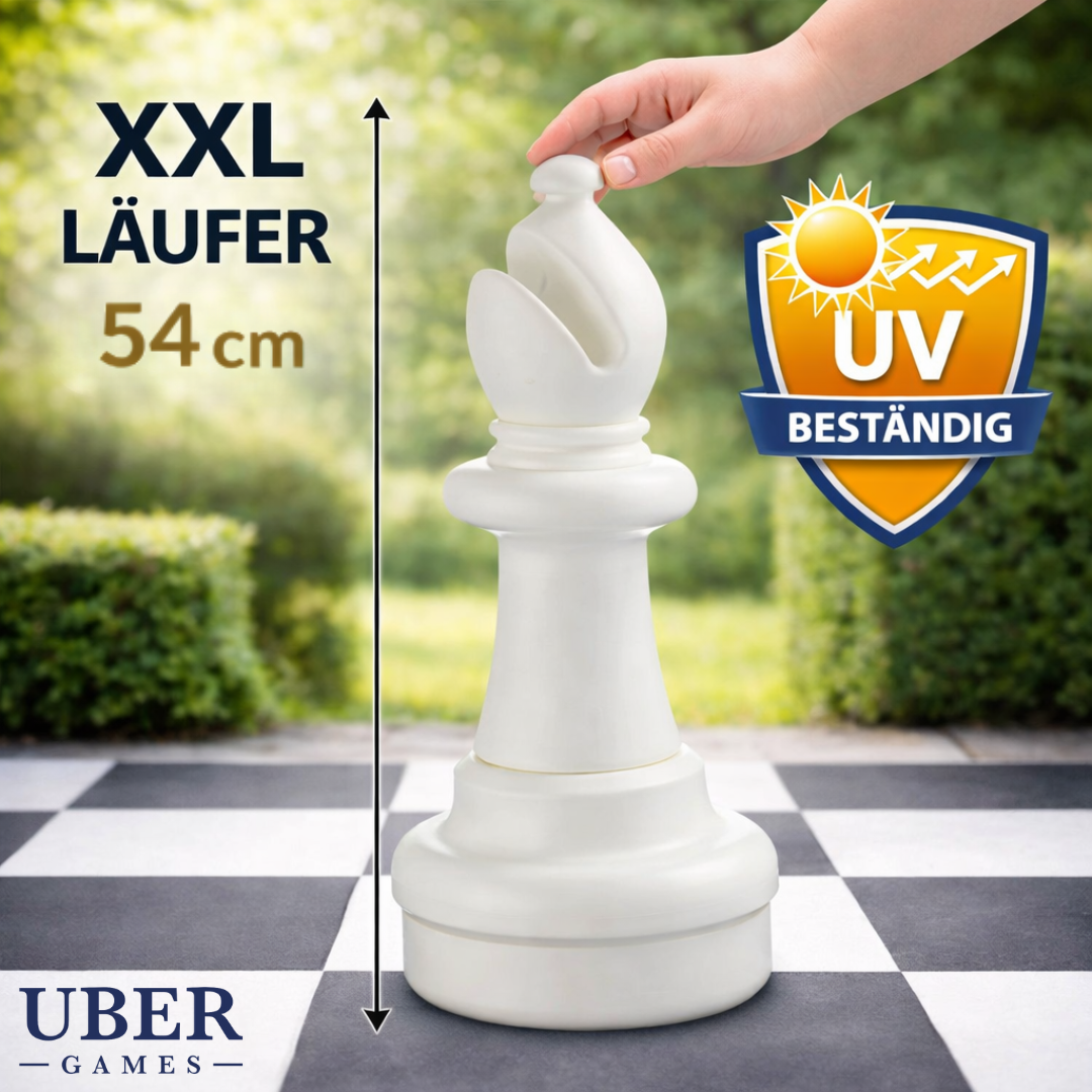 Einzelne Schachfiguren XXL Schachset - Bis zu 64 cm - 2 Teilig
