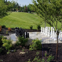 XXXL Großschach-Set - Gartenschach bis 94 cm - 3-teilig - UV-geschützt - Schachspiel XXL