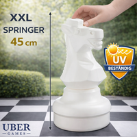 Einzelne Schachfiguren XXL Schachset - Bis zu 64 cm - 2 Teilig