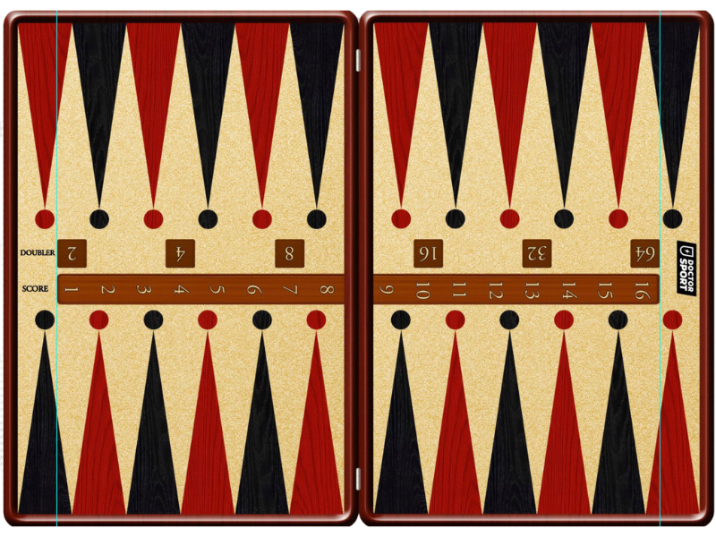 XXL Backgammon - 160x120 cm oder 240x180 cm