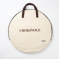 Crokinole - Original 69x69cm - mit Tasche - Kanadisches Strategiespiel - Komplett