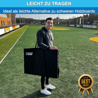 Dr Sport - Cornhole Pro Series - Double Board 90 x 60 cm Set mit 8 Bean Bags und Tragetasche