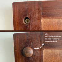 Wand-4-Gewinnt Spiel – Holz – 86x78 cm – Grün/Gelb – 9 cm Scheiben – inkl. Befestigungsmaterial