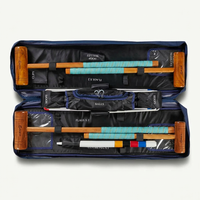 Familienkrocket Set - 4 Spieler - Eco Hartholz - Design in England - in Indien hergestellt