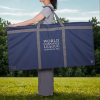 World Cornhole League - 120 x 60cm Cornhole Set Canvas Tragetasche