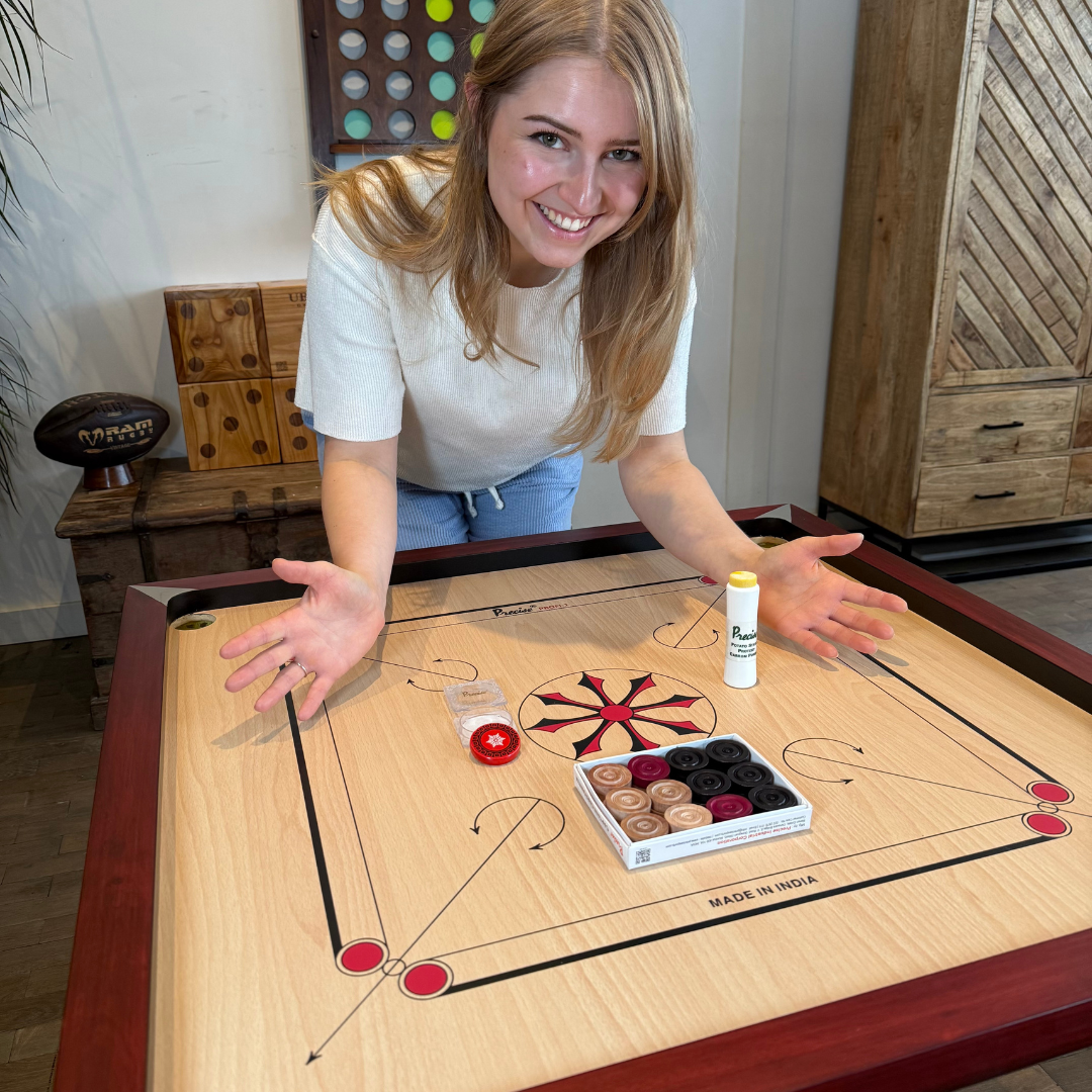 Precise Carrom - Original 6 kg.- 9mm Profi - Nr.1 Carrom Manufacturer