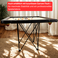 Precise Carrom - ama-8 mm - 12 kg.  Turnier Brett - Indien - Komplett - Turnier