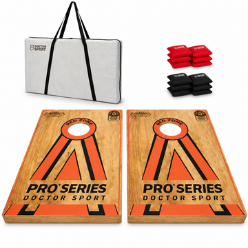 Dr Sport Cornhole Pro+ Double Board Set – 90x60 cm – 100% Holz – 14 kg