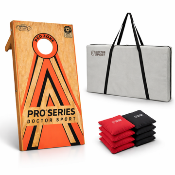 Dr Sport Cornhole Pro+ Series – 100% Holz – 120×60 cm – 1 oder 2 Boards