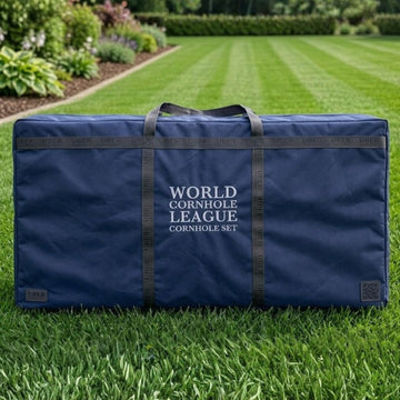 World Cornhole League - 120 x 60cm Cornhole Set Canvas Tragetasche