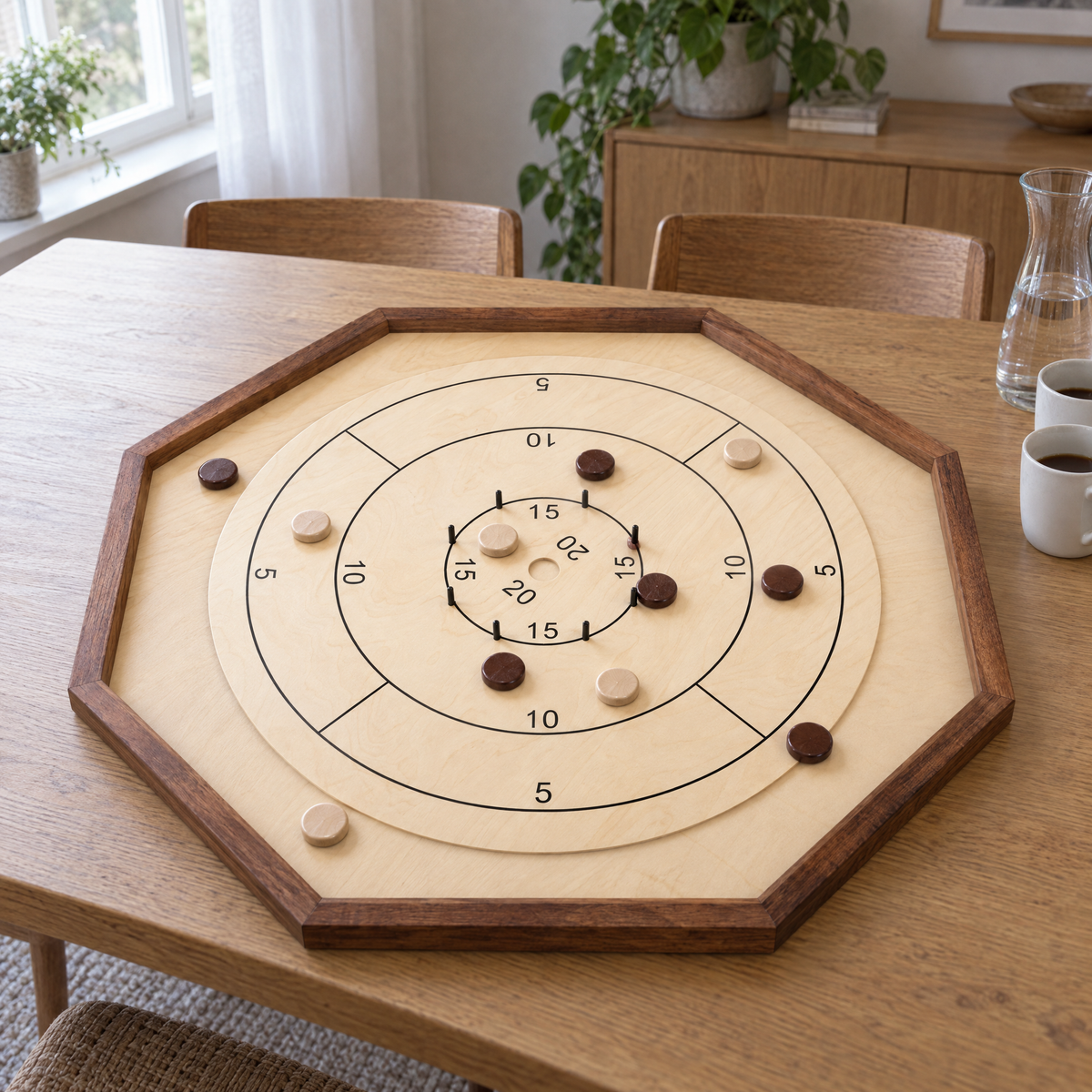Crokinole 69x69cm