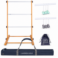 Profi USA Leitergolf - Laddergolf Spiel - Verschiedene Farben - Echte Golf Bolas - in Deluxe Tasche