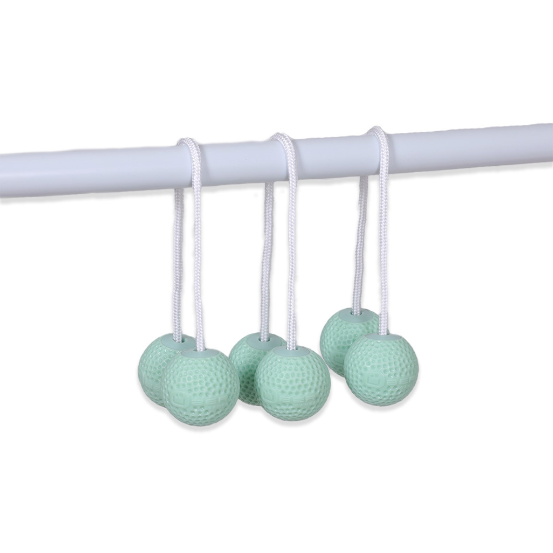 Ladder Golf Bolas – Set of 6 SOFT Bolas (2x3) 2 Spieler - Grün & Blau - Leitergolf Bälle