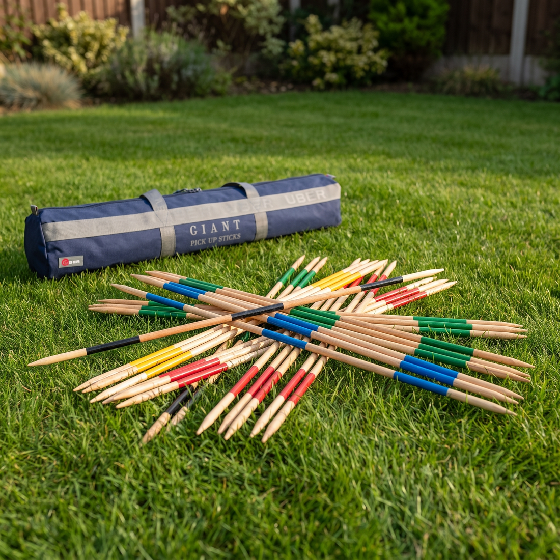 Mega Mikado Spiel - 90 cm - in Luxus Tasche - Made in Indien