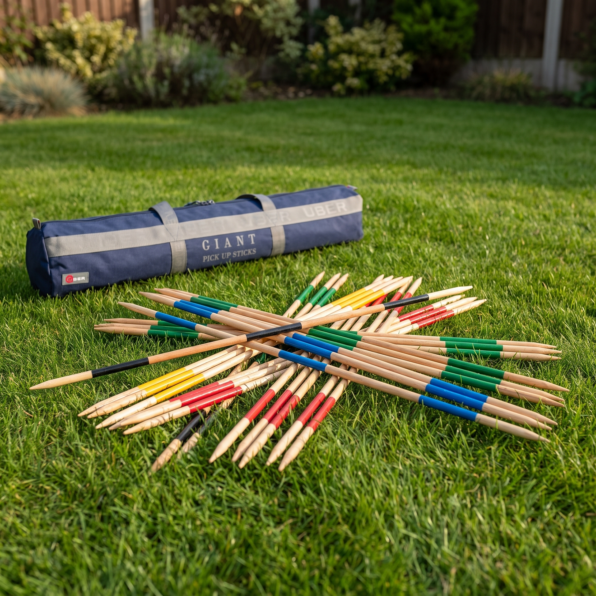 Mega Mikado Spiel - 90 cm - in Luxus Tasche - Made in Indien