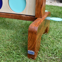 Mega 4 Gewinnt - ECO Eschenholz - 115x82 cm - Made in Indien - Design in England - 4 in einer Reihe