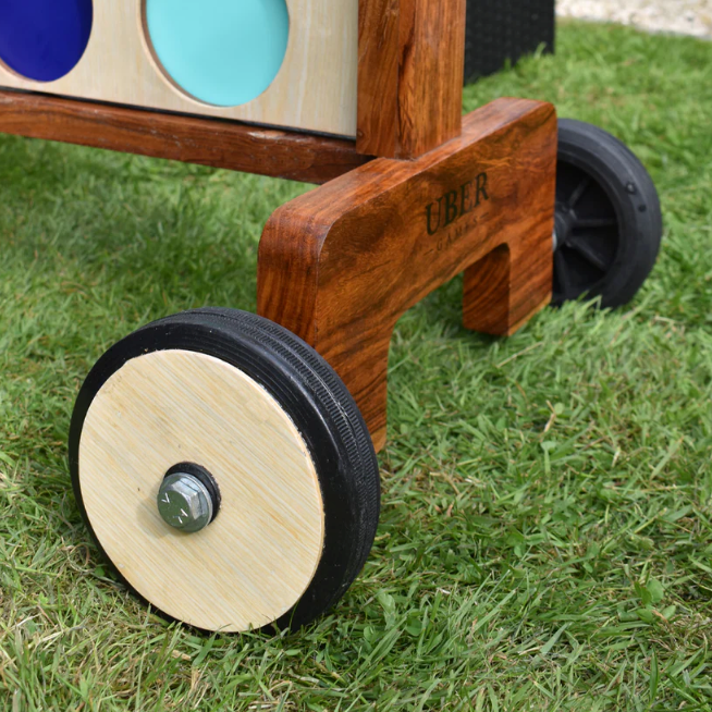 Mega 4 Gewinnt - ECO Eschenholz - 115x82 cm - Made in Indien - Design in England - 4 in einer Reihe