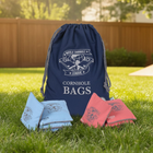 Cornhole Bean Bags Sky/Coral