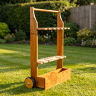 Croquet Holz-Trolley