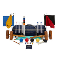 Profi Croquet Set - 4 Spieler - Hartholz - England Design