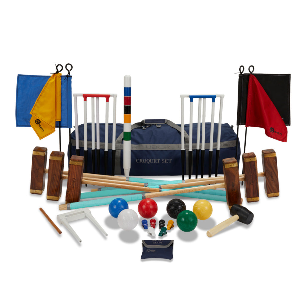 Championship Croquet Set - 6 Player - Crockett Spiel Komplett - Absolutes Top