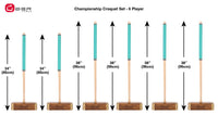 Championship Croquet Set - 6 Player - Crockett Spiel Komplett - Absolutes Top