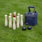 Wooden Skittles Bowling Set
