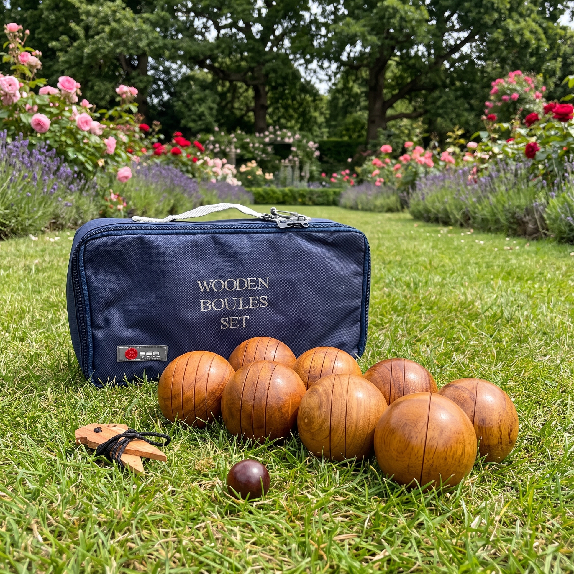Hölzernes Boules Set (Jeu de Boules)