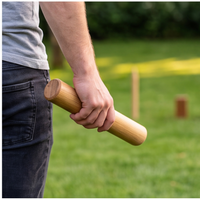 Uber Kubb - Offizielles Set - ECO indien Hartholz - inklusive luxus Tasche