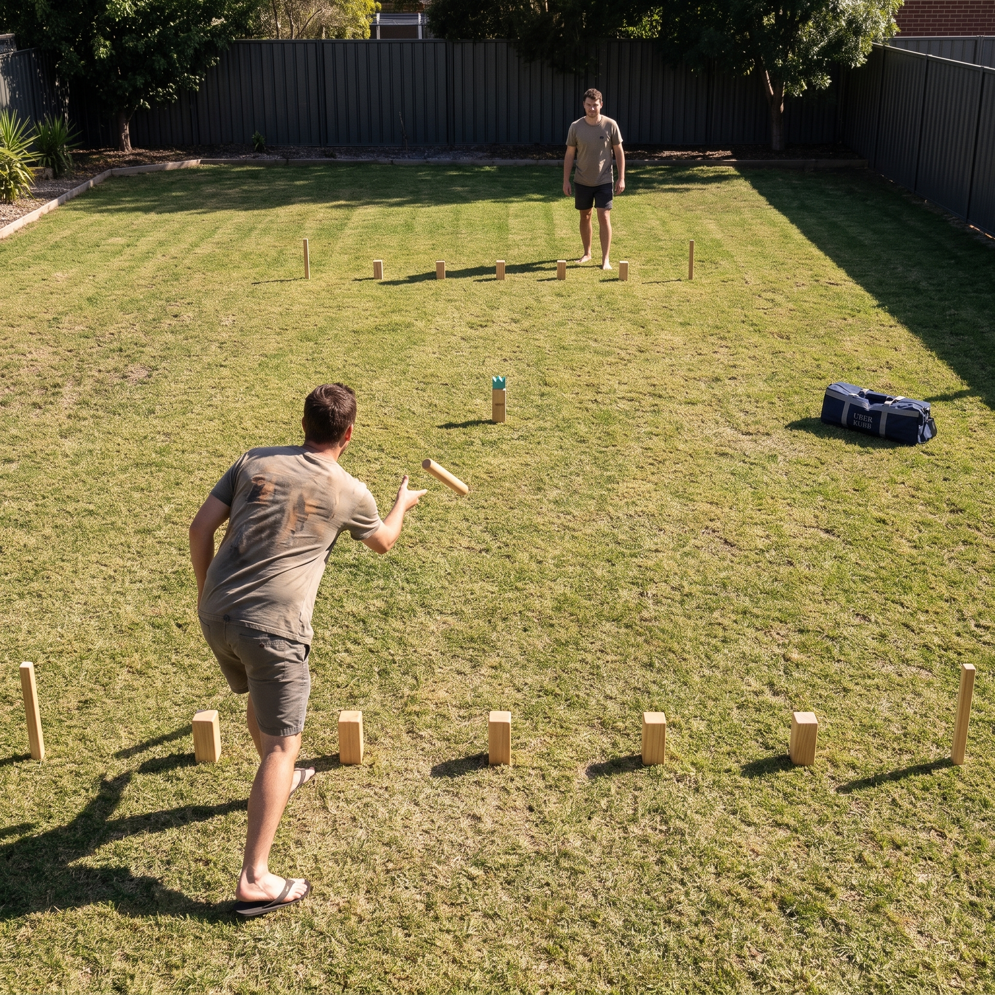Uber Kubb Set – Unlackiert - Foto 4