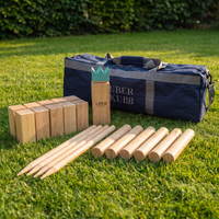 Uber Kubb Set – Unlackiert - Foto 1
