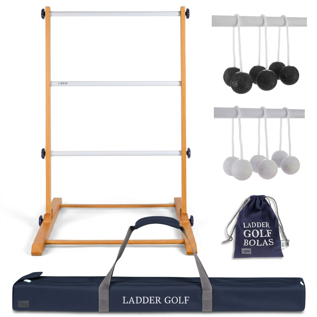 Profi Weiche Bolas Leitergolf Set – Profi mit Soft Golfbällen Luxus