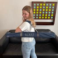 XL Giga Mikado - 90 cm Pick Up Sticks - FSC-Kiefernholz - In Luxustasche