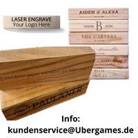 Kubb - Kompaktes Set - ECO Indien Hartholz - inklusive Tasche