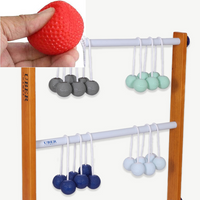 4 personen - Profi Original 2024 Ladder Golf Game - Leitergolf - mit 4 Sets offizieller SOFT Golf Bolas - Inklusive Luxus-Tragetasche