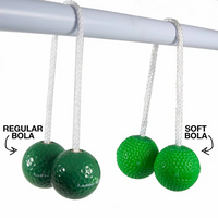 Ladder Golf Bolas – Set of 6 SOFT Bolas (2x3) 2 Spieler - Weiß & Schwar - Leitergolf Bälle