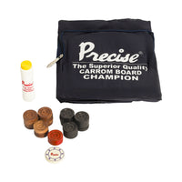 Precise Champion Profi Carrom - Ama-12 mm - 16 kg.  Turnier Brett - Indien - Komplett