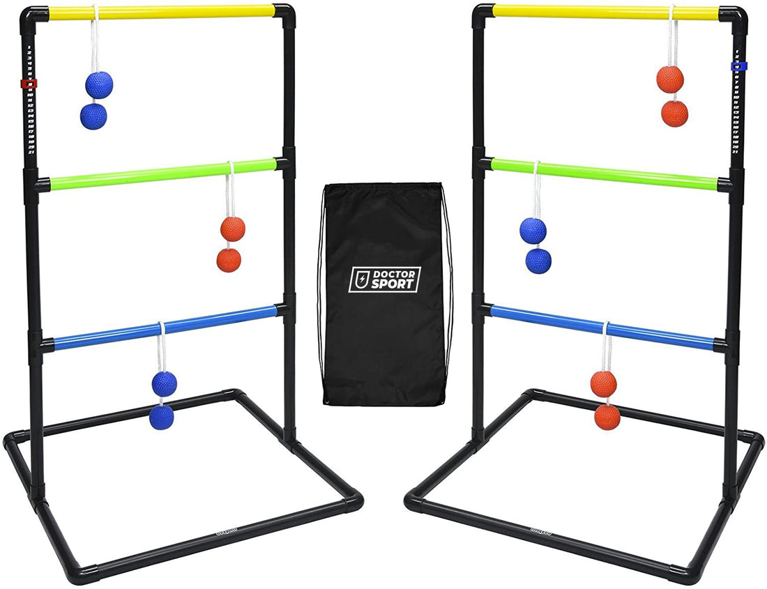 Doppel Kunststoff Leitergolf spiel - In Trage Tasche tasche - Mit Punktetafel - Stark und Stabil