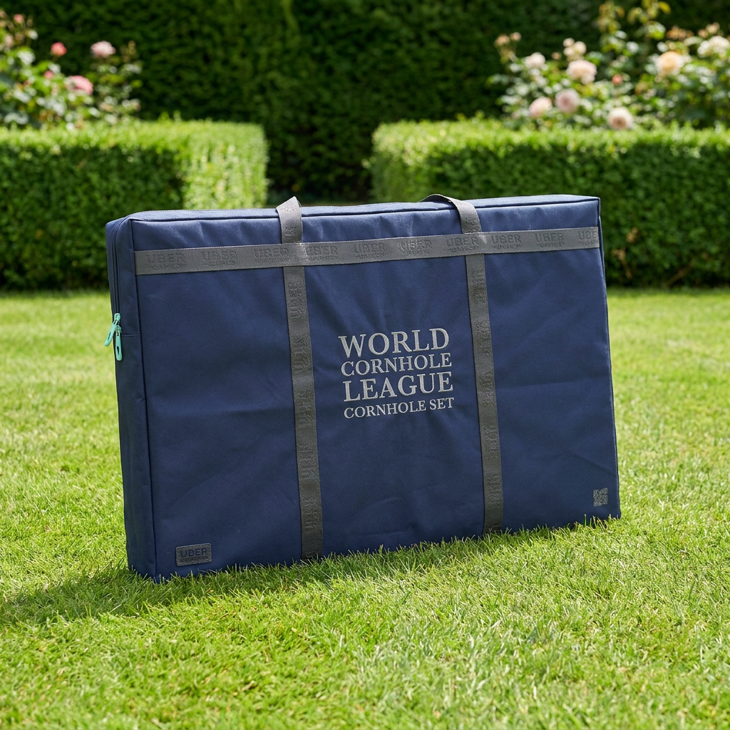 World Cornhole League - 90 x 60cm Cornhole Set Canvas Tragetasche