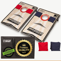 Dr Sport - Cornhole Pro Series - Double Board 90 x 60 cm Set mit 8 Bean Bags und Tragetasche