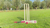 RAM England nr. 1 - Holz Cricket Set - Komplett mit Wicket, Wickethalter, Cricketschläger, Ball