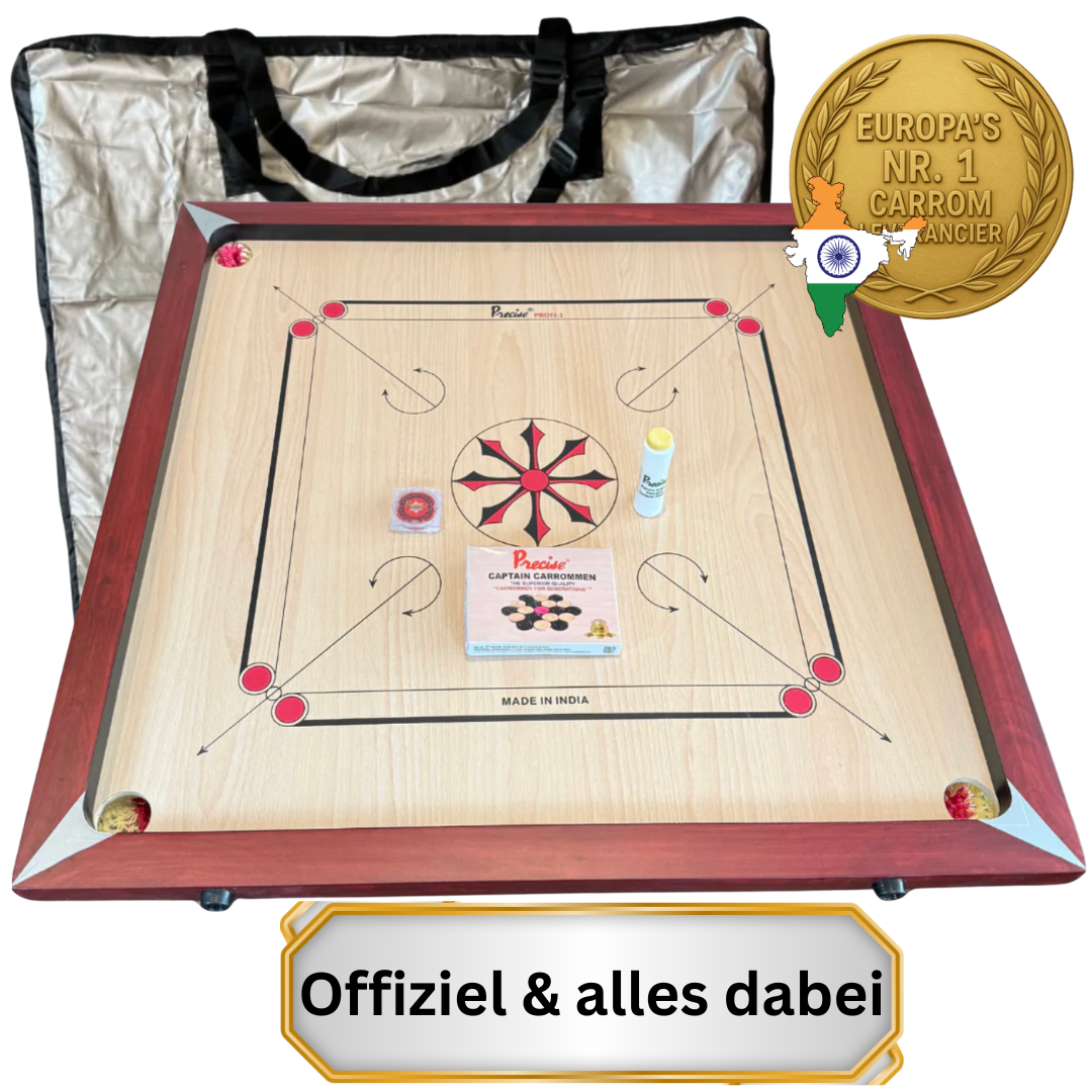 Precise Carrom - Original 6 kg.- 9mm Profi - Nr.1 Carrom Manufacturer